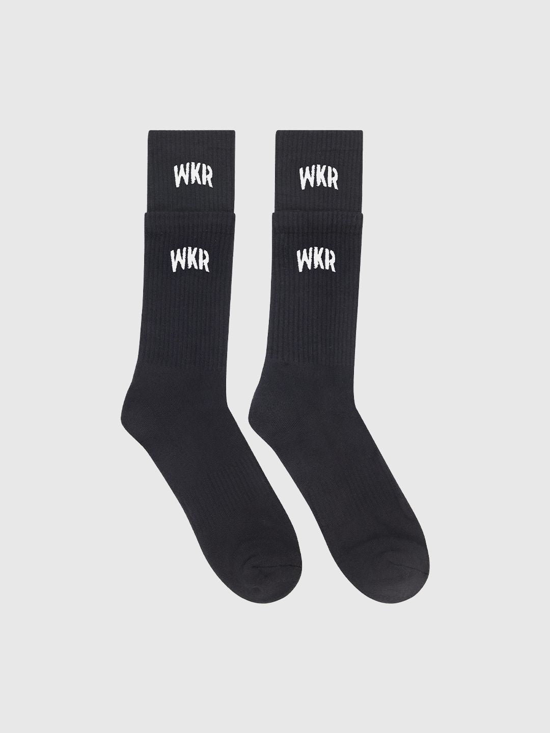 Black/Black Double Layered Sock
