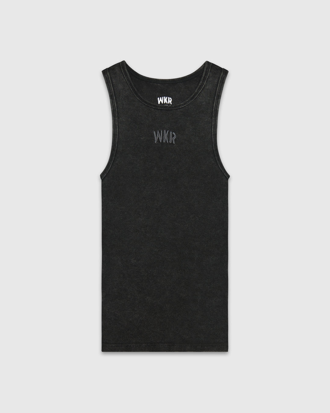 WKR Acid Washed Black Armored Tank (Size Up)