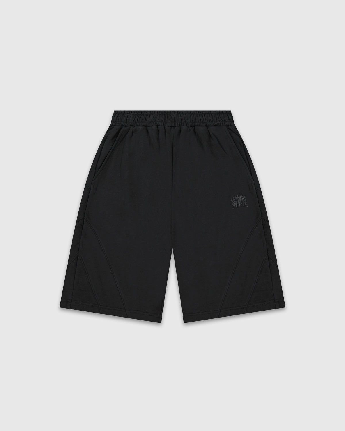 Black Low Cut Panel Short - Core II