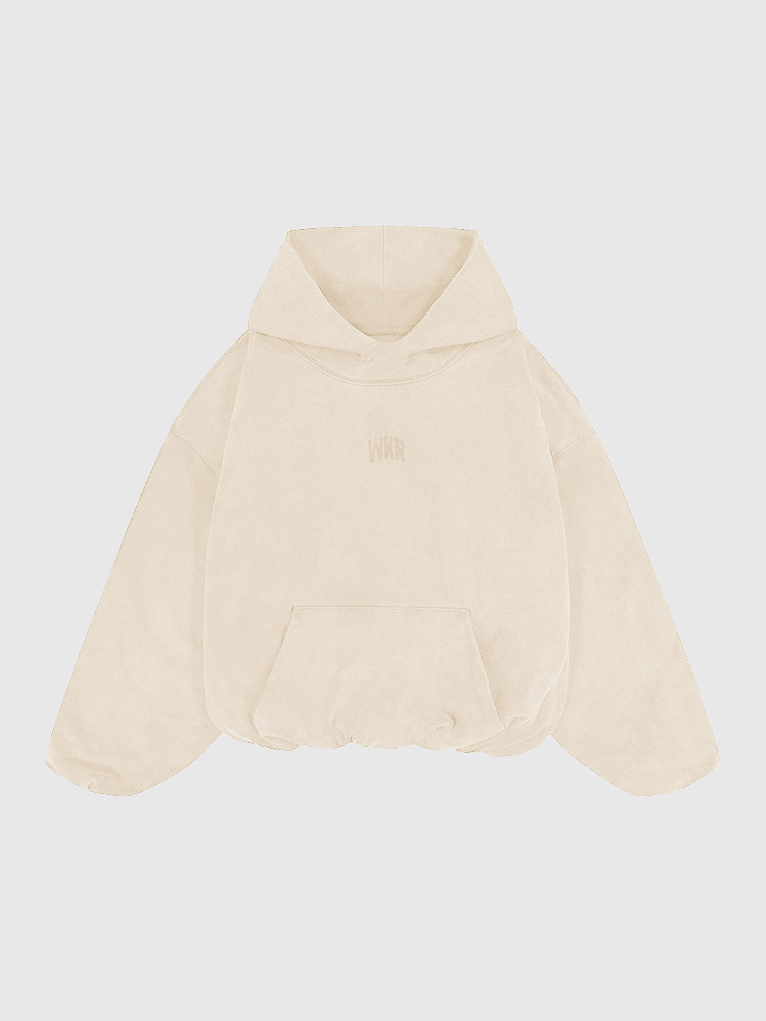 Beige Awakening Heavyweight Double Layered Hoodie