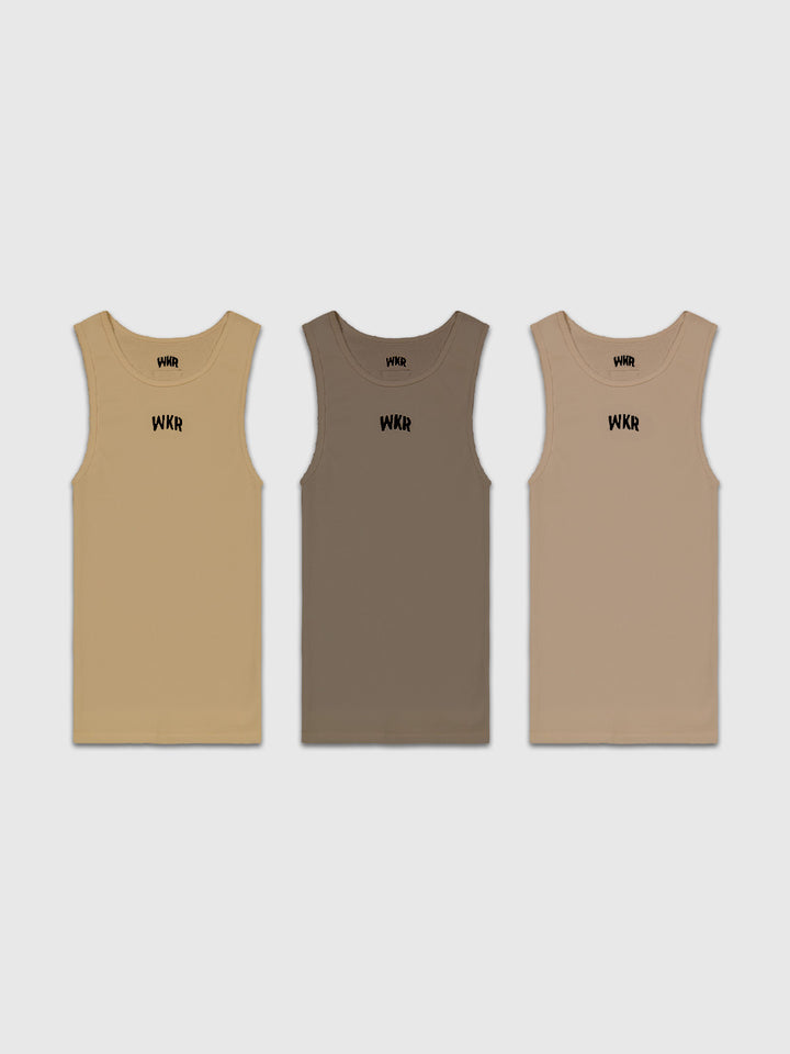 WKR Earth Armored Tank 3-Pack (Size Up)