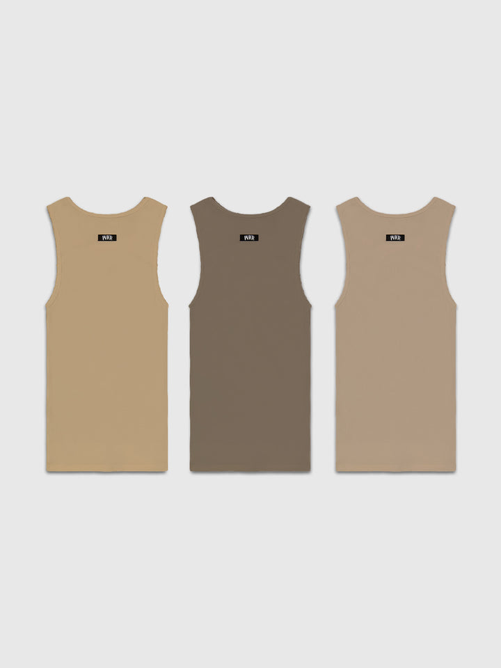 WKR Earth Armored Tank 3-Pack (Size Up)