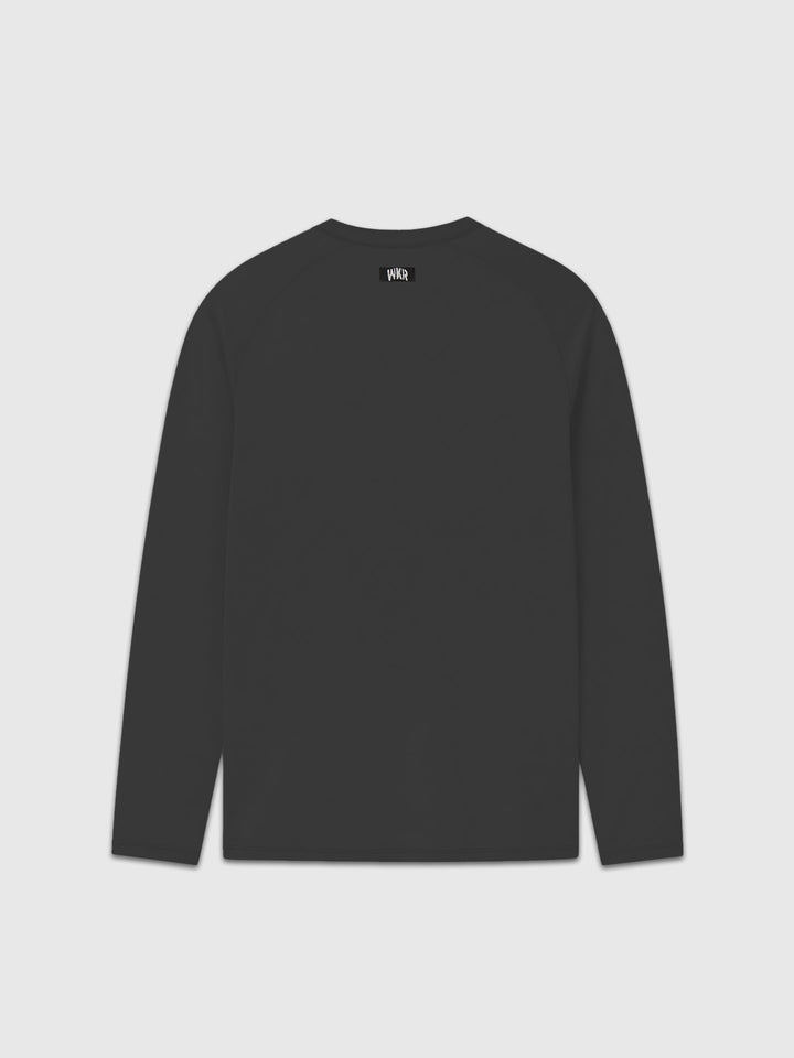 Gray ESSNTLS Longsleeve Tee