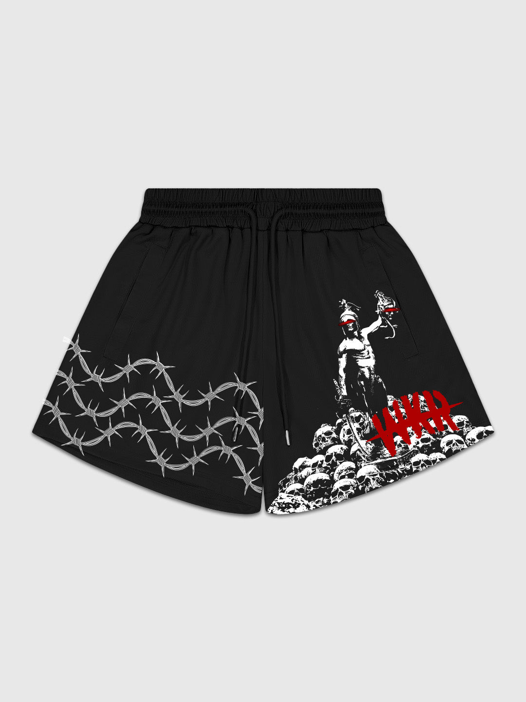 Black WKR Statue Skull Short - NQ