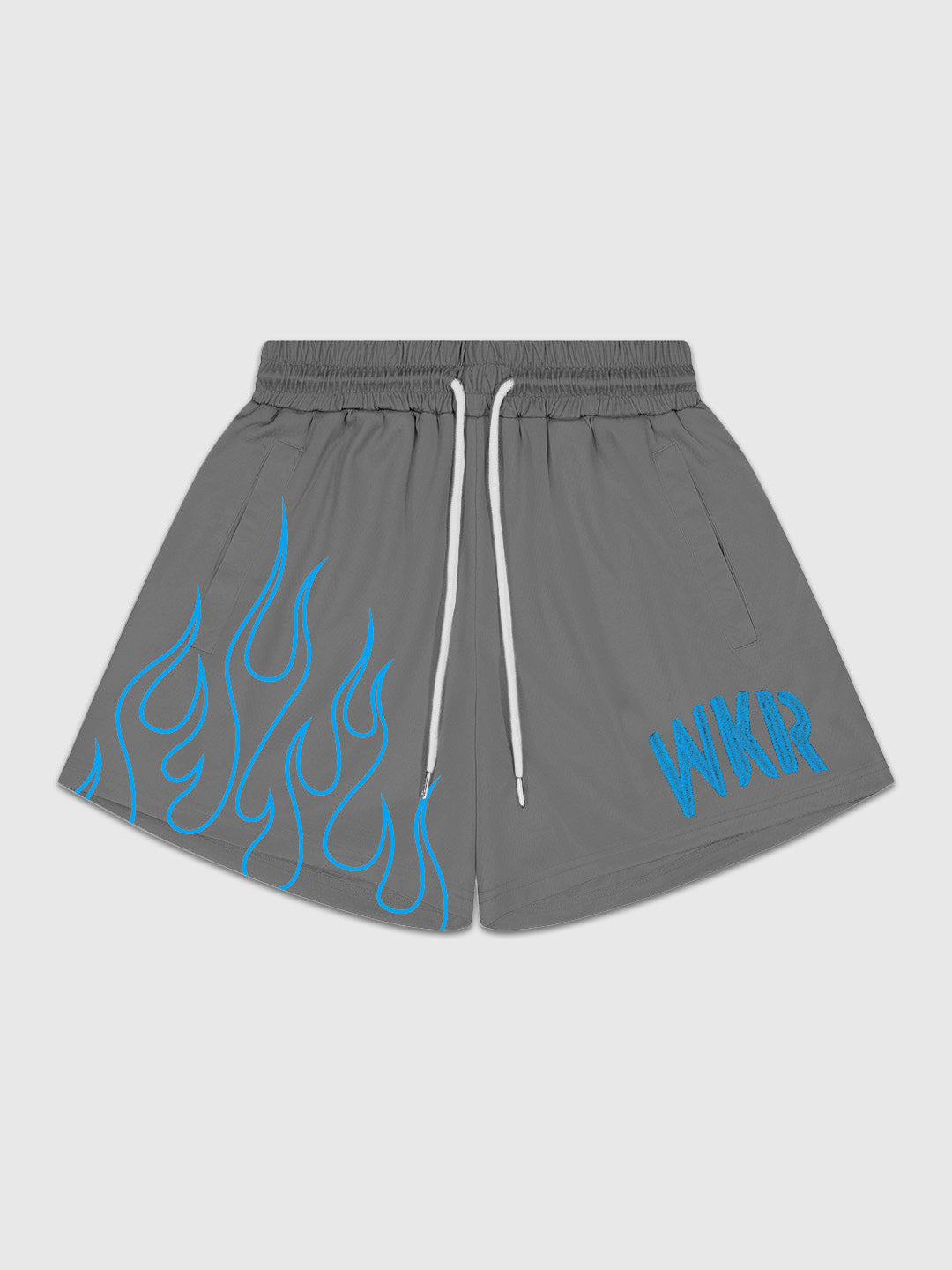 Gray/Blue Flame Premium Performance Short