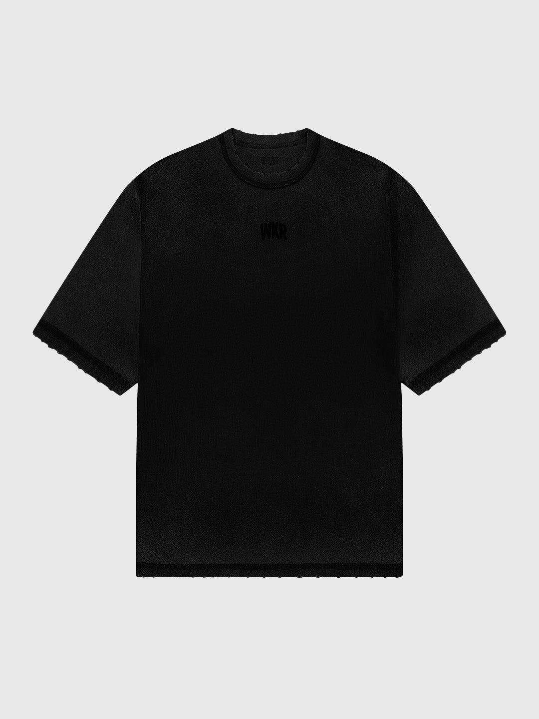 Black WKR Patchwork Tee - SS4