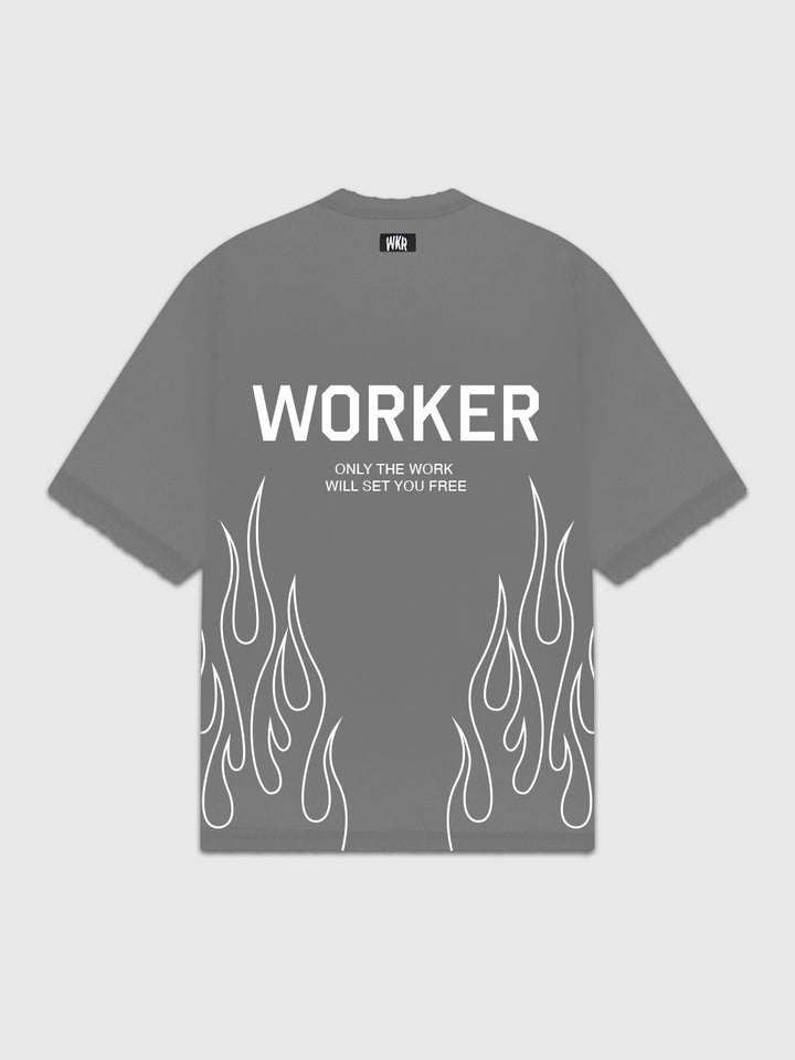 Gray Flame Tee