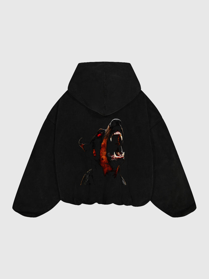 Doberman Double Layered Heavyweight Hoodie