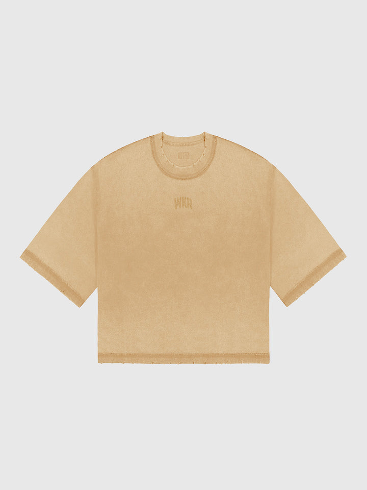 Tan Awakening Box Tee