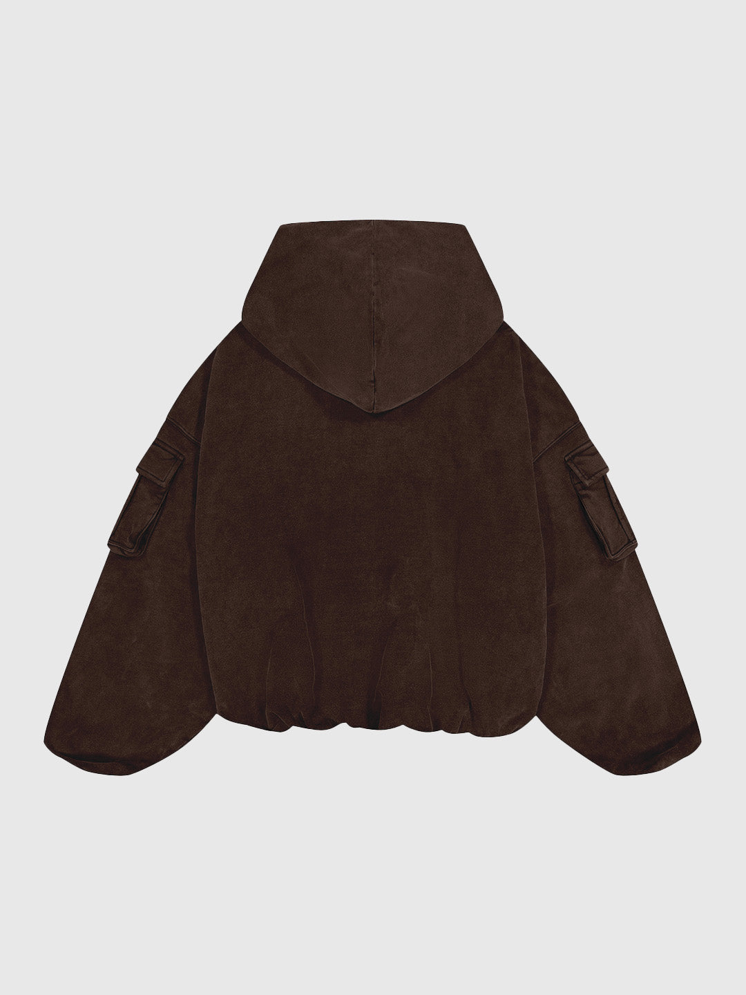 Brown WKR Heavyweight Double Layered Utility Hoodie - Pursuit