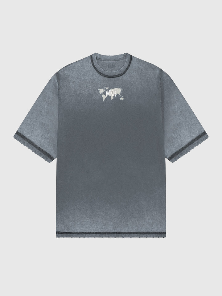 Vintage Gray 2024 WKR World Tour Tee