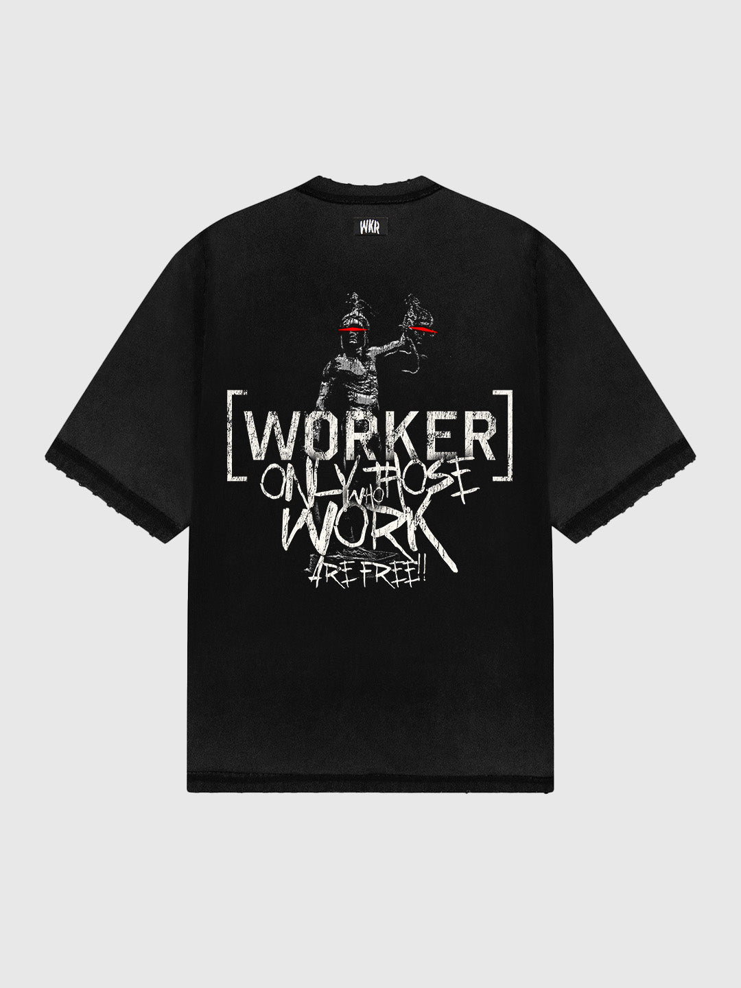 Black WKR Statue Tee - NQ