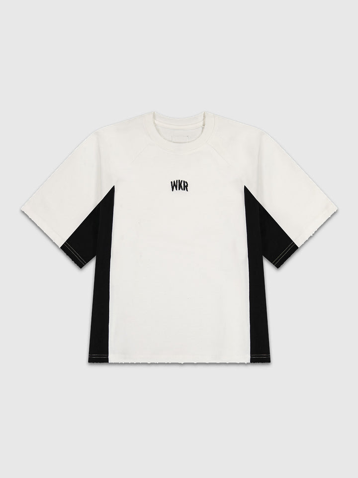 White WKR Dual Tone Tee - NQ