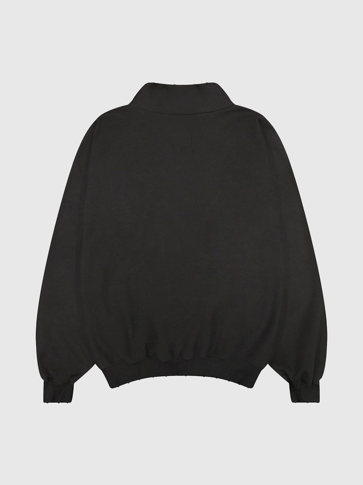 Black High Neck Pullover - SS3