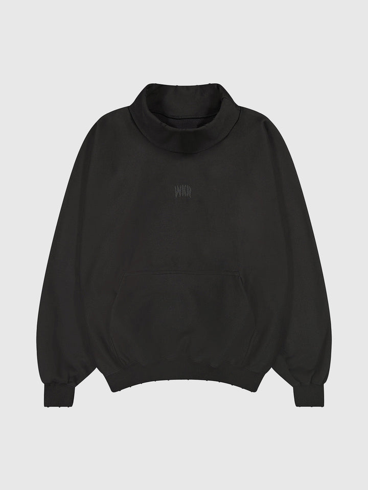 Black High Neck Pullover - SS3