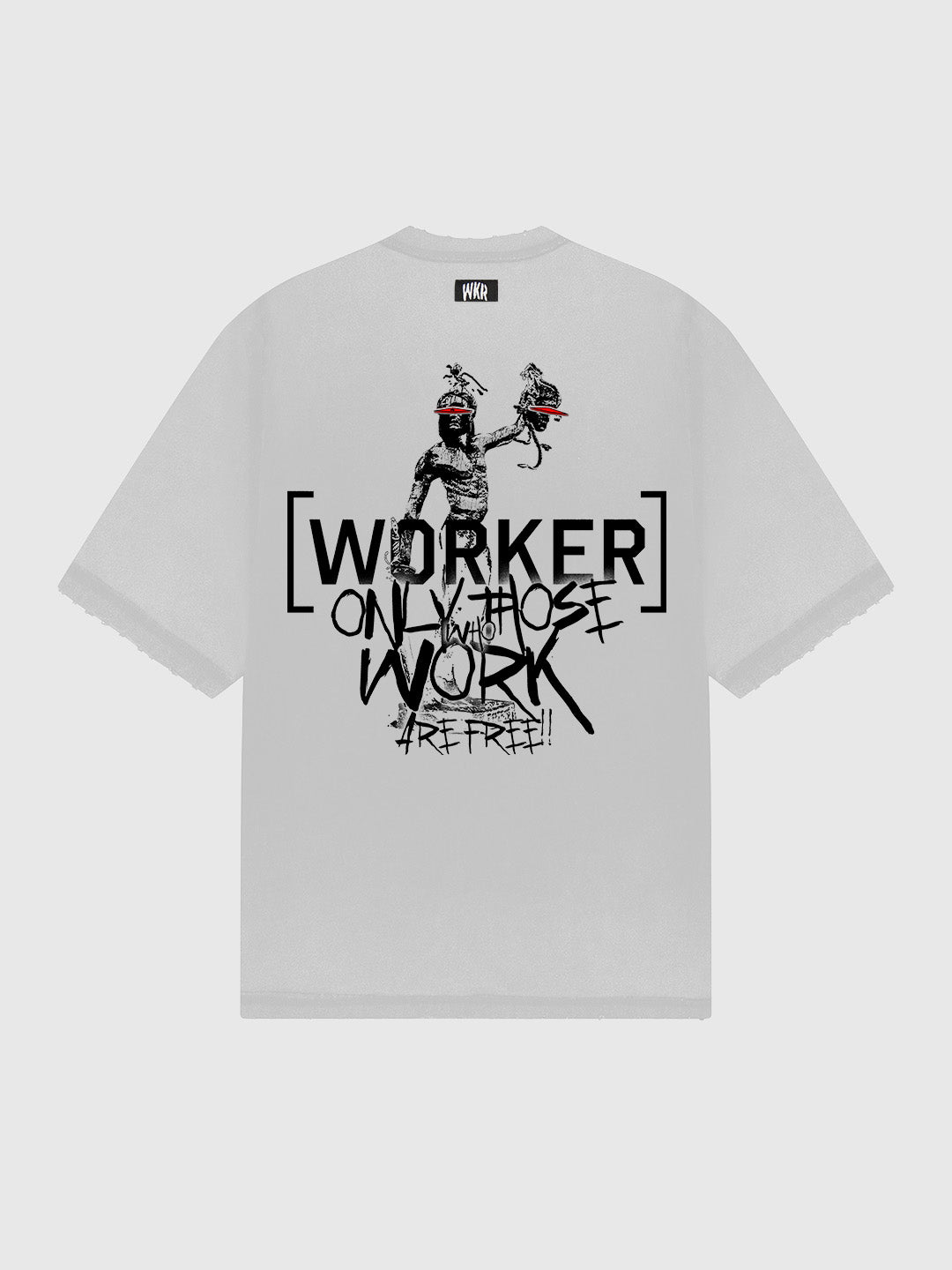 White WKR Statue Tee - NQ