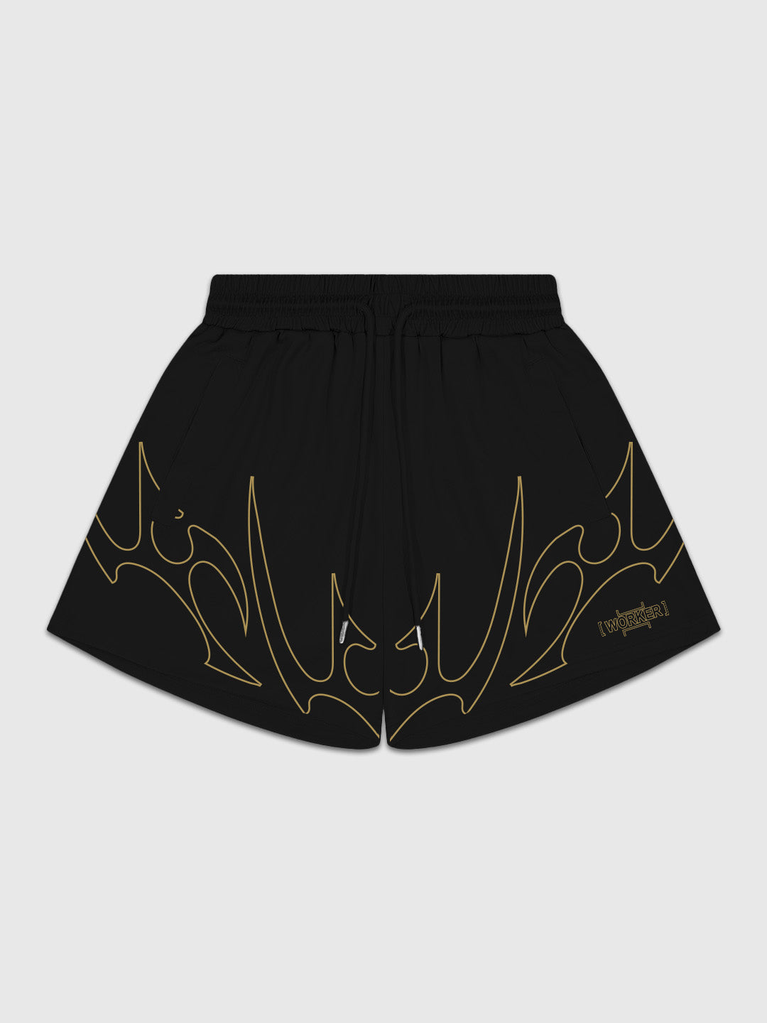 Gold Tribal Flame Performance Short - Earned