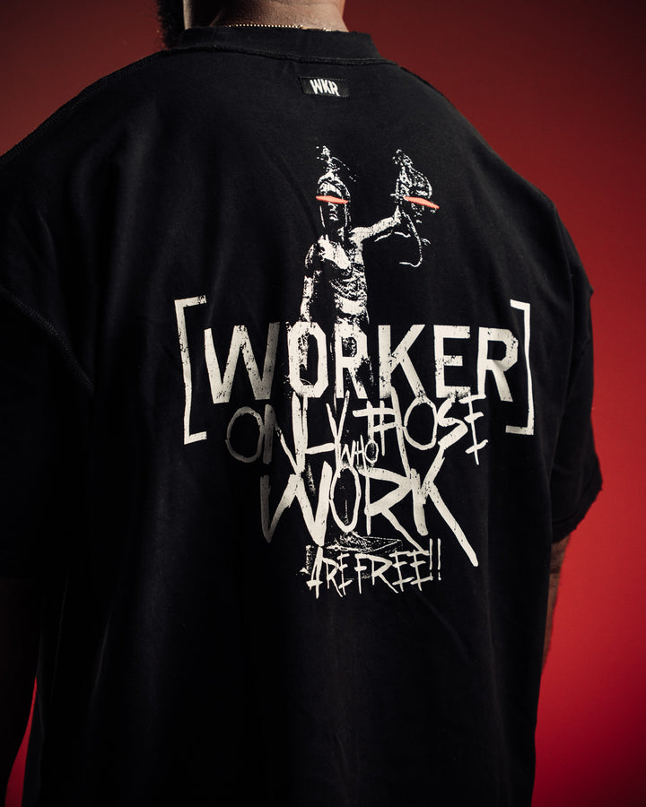 Black WKR Statue Tee - NQ