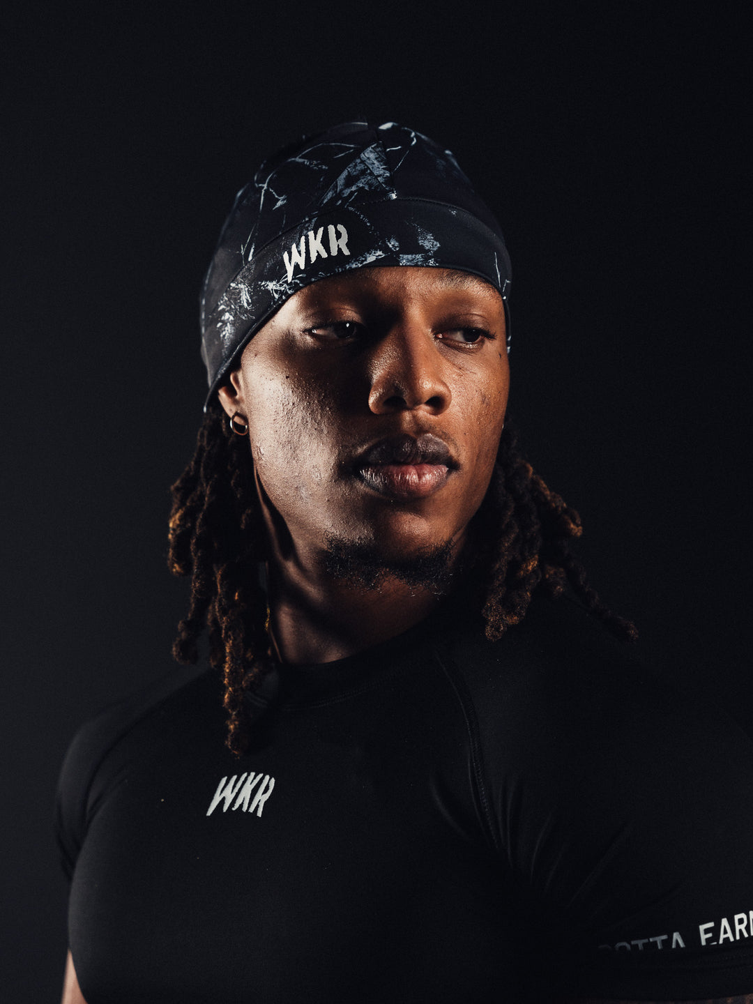 Black Camo WKR Skull Cap