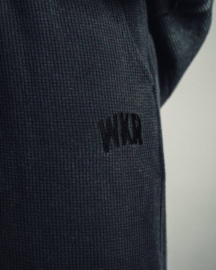 PRE-ORDER: Vintage Black WKR Waffle Knit Pant