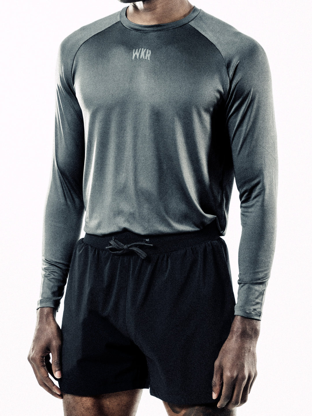 Gray ESSNTLS Longsleeve Tee