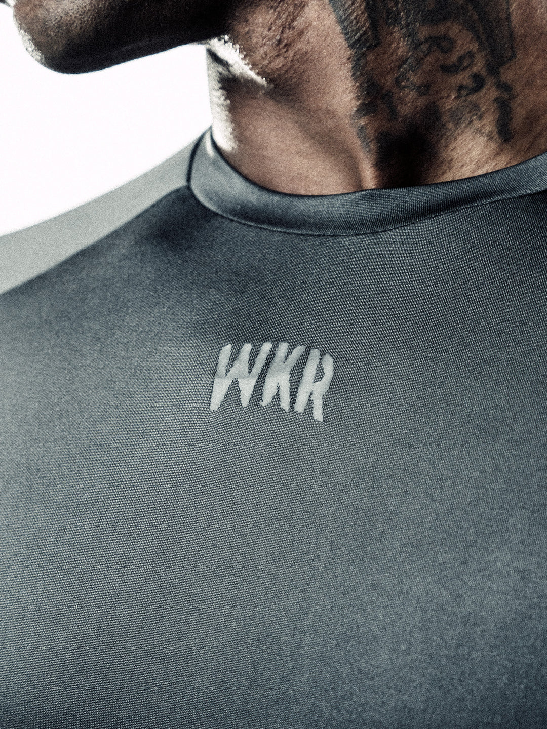 Gray ESSNTLS Tee