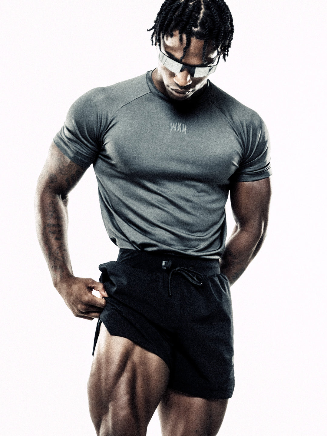 Gray ESSNTLS Tee