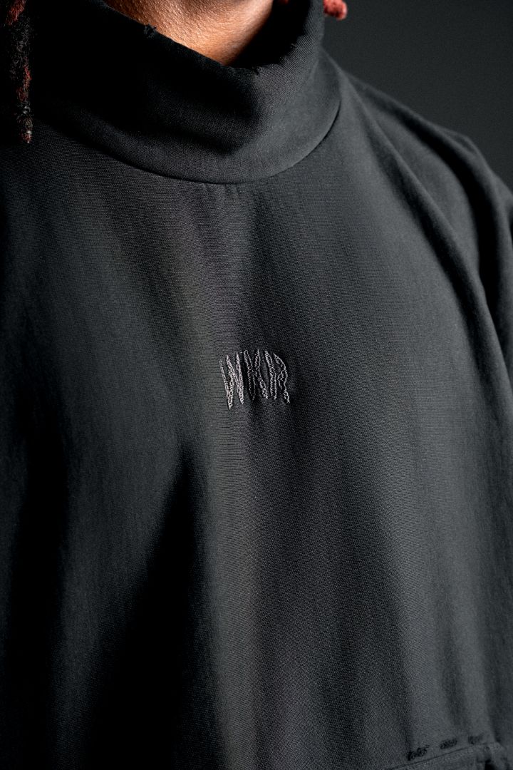 Black High Neck Pullover - SS3