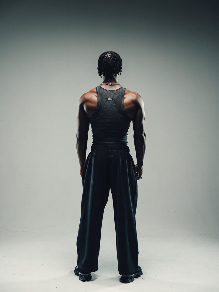 WKR Acid Washed Black Armored Tank (Size Up)