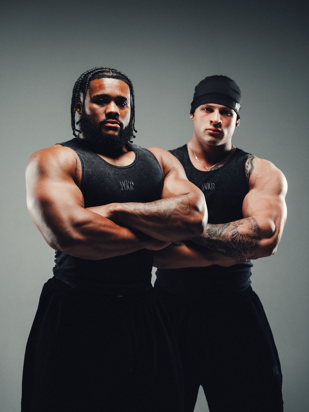 WKR Acid Washed Black Armored Tank (Size Up)