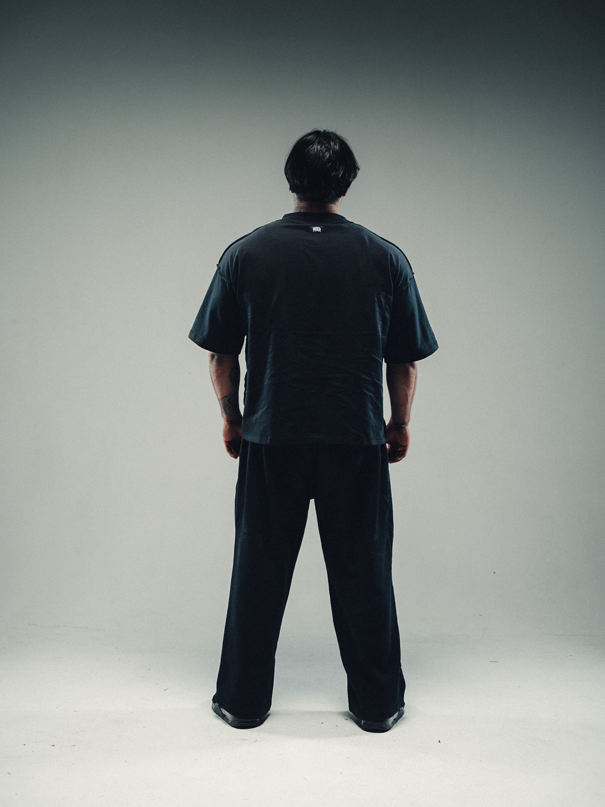 Black Drop Shoulder Tee - Core II