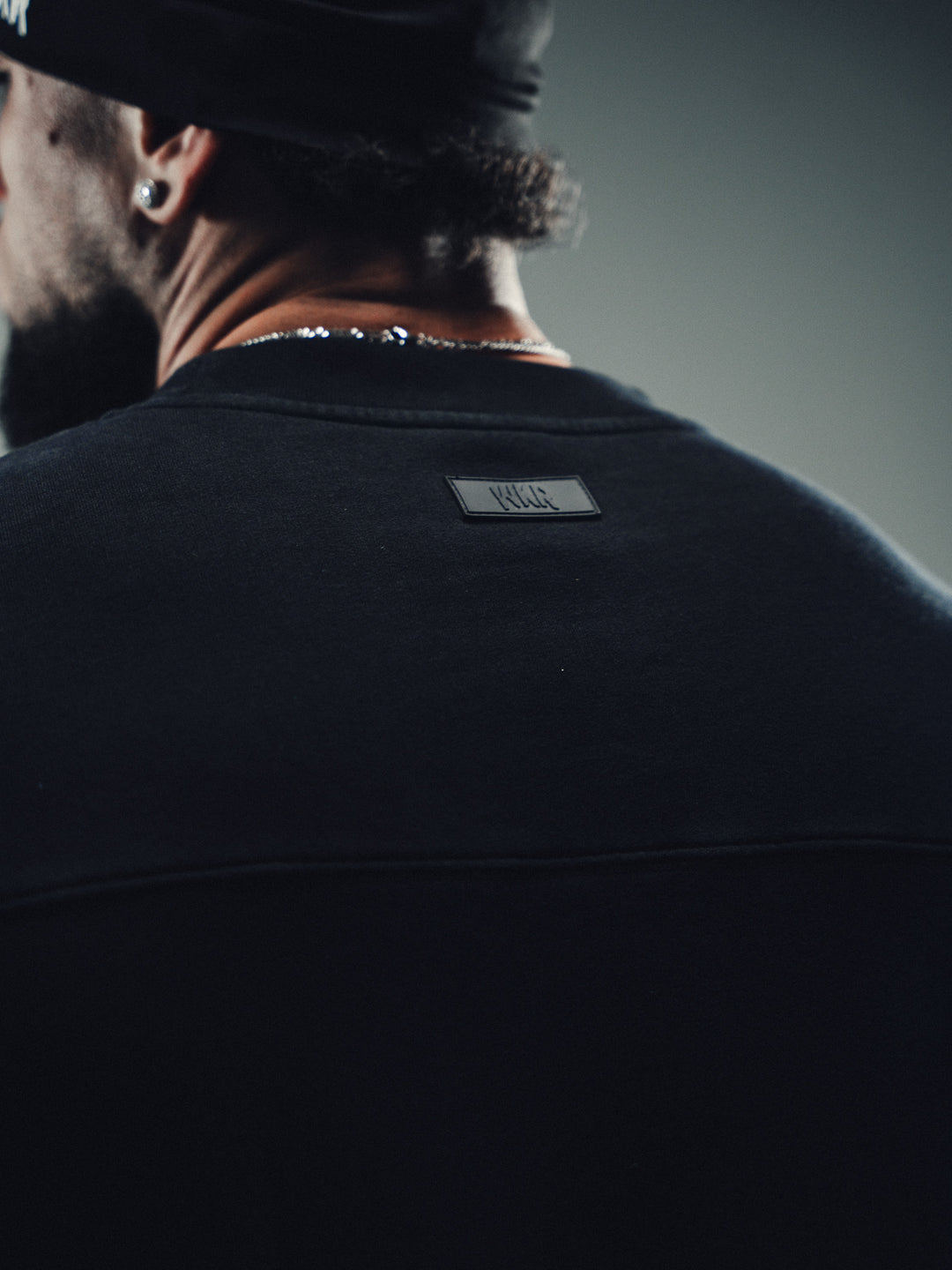 Black Paneled Oversized Longsleeve - Core II