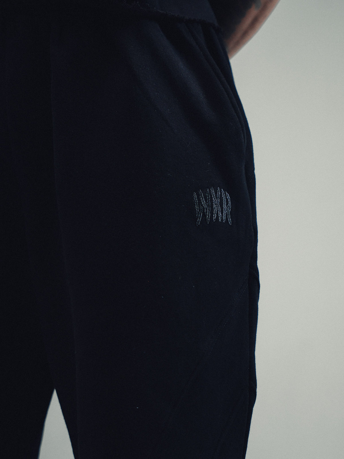 Black Low Cut Panel Short - Core II