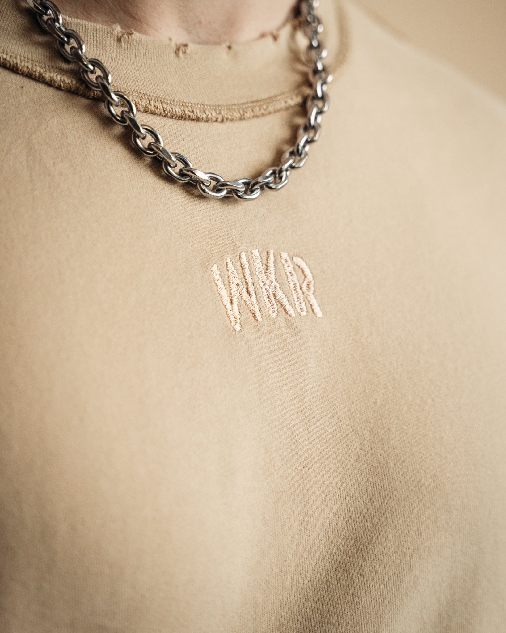 Tan Awakening Box Tee