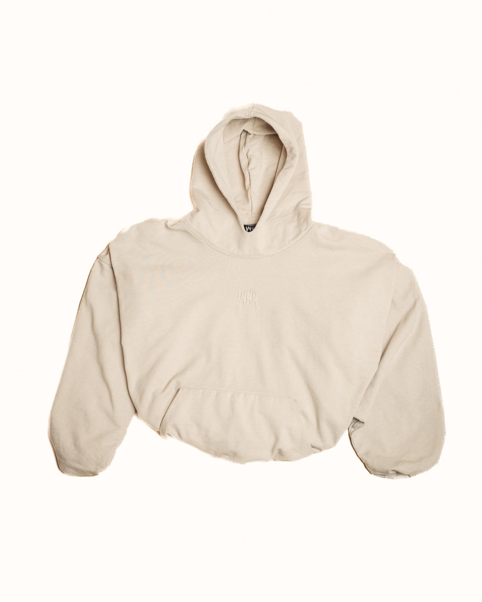 Beige Awakening Heavyweight Double Layered Hoodie