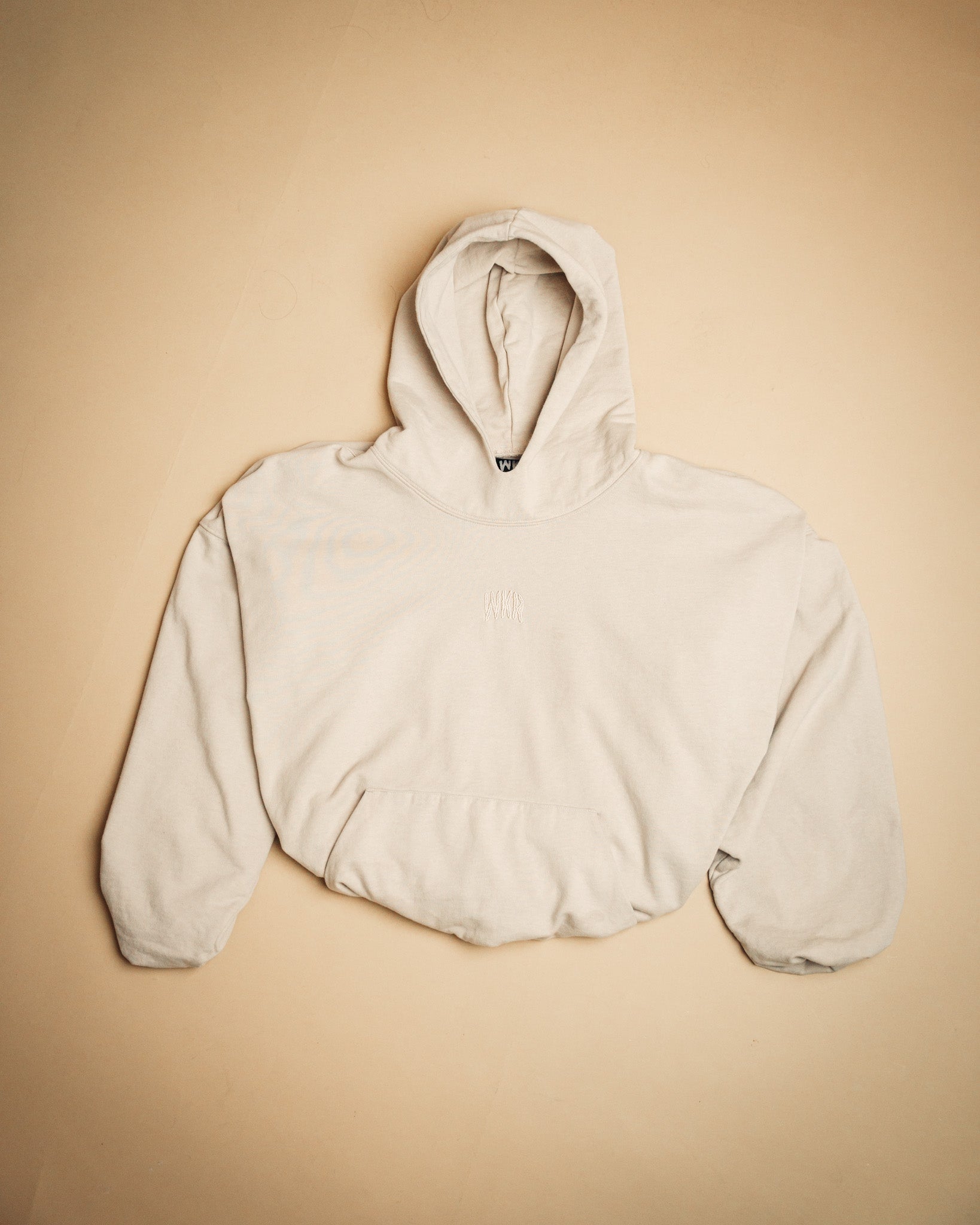 Beige Awakening Heavyweight Double Layered Hoodie