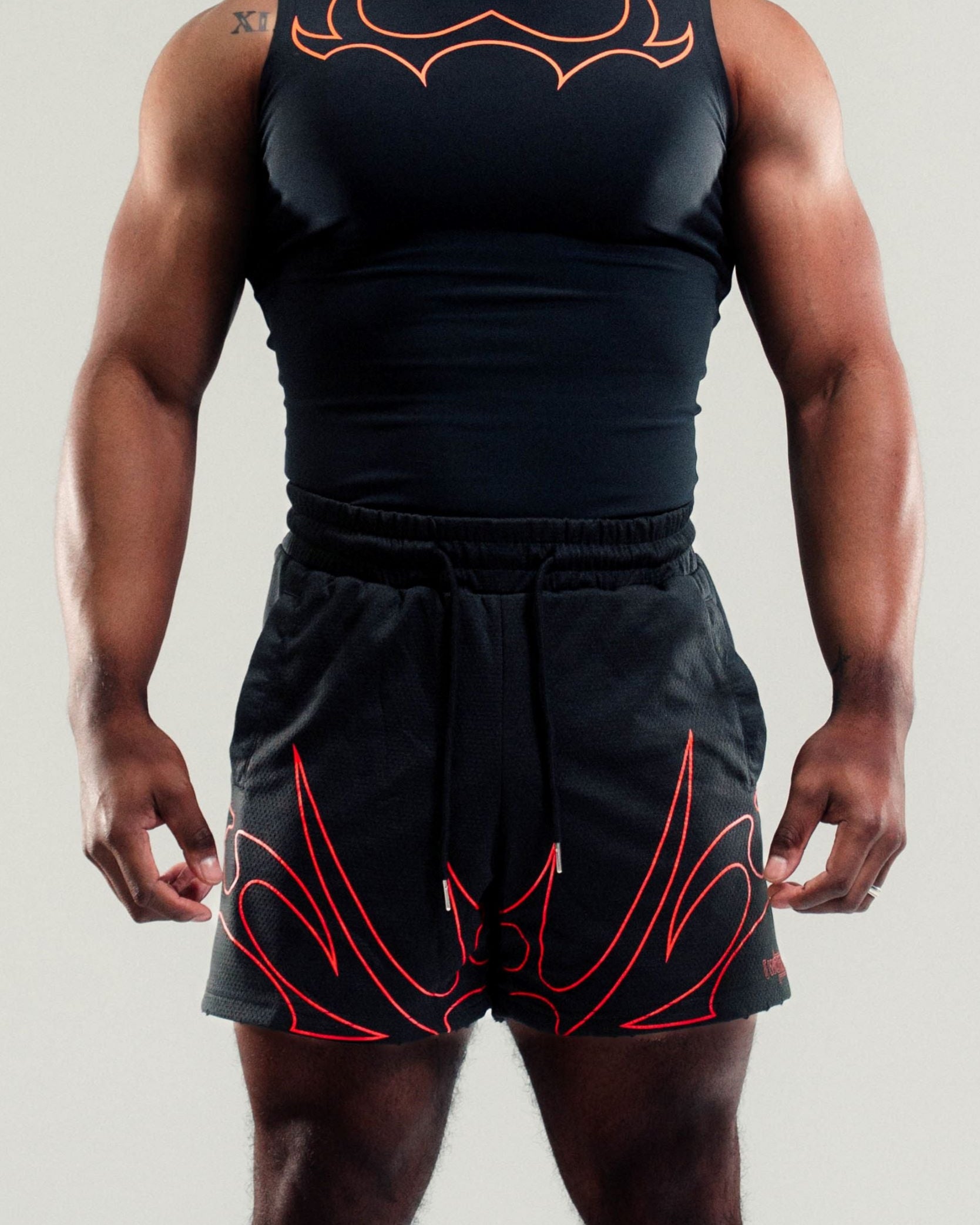 Bred Tribal Flame 5" Premium Performance Short - SS5