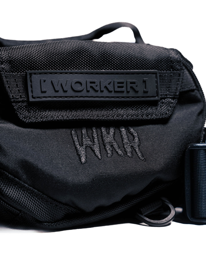 Black WKR Utility Crossbody Bag - SS4