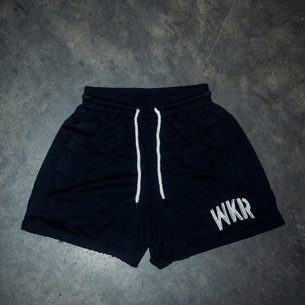 RAW NAT EXCLUSIVE Black White WKR 5 Inch Premium Performance Shorts