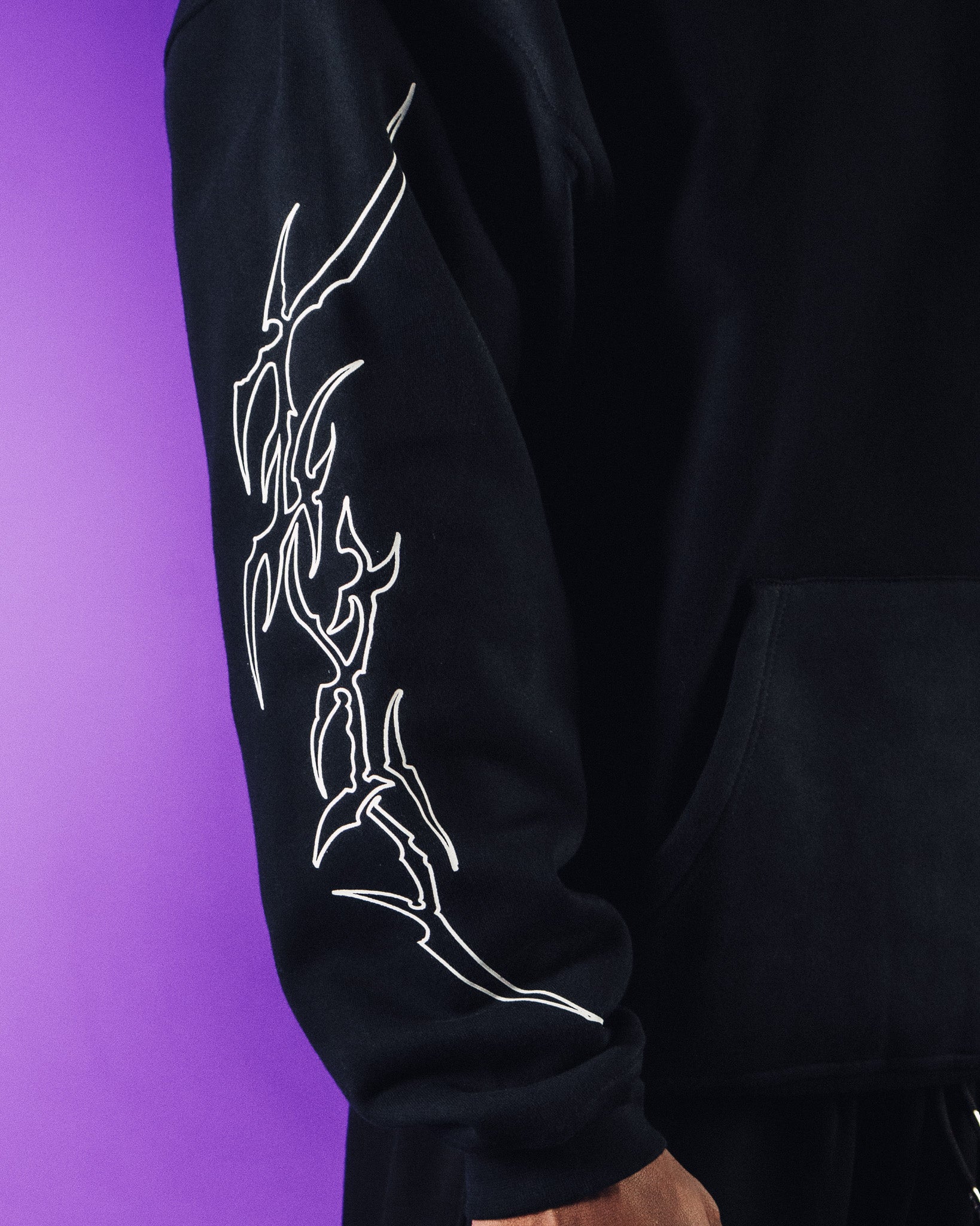 Black Void Rinne Everyday Hoodie