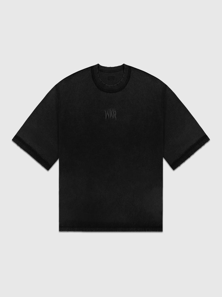Black Drop Shoulder Tee - Core II