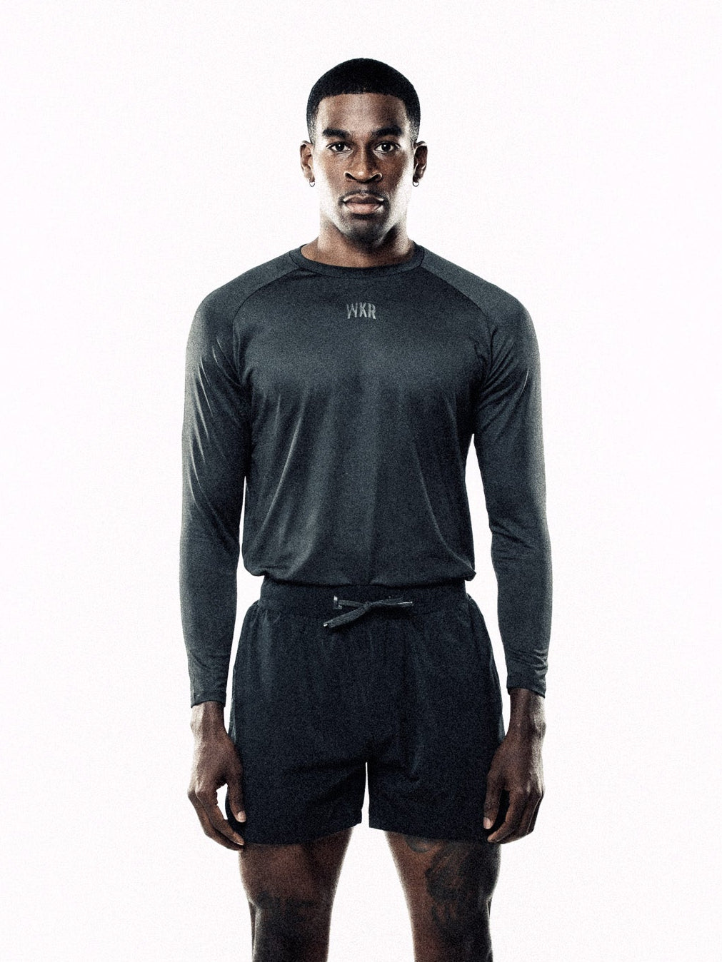 Black ESSNTLS Longsleeve Tee
