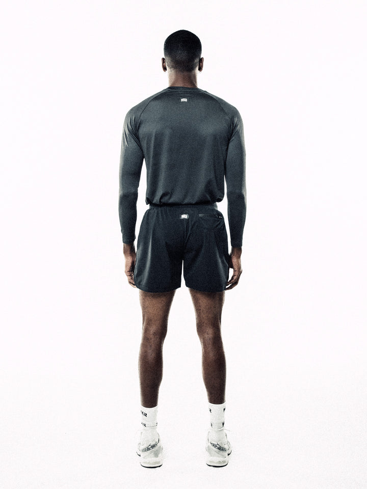 Black ESSNTLS Longsleeve Tee