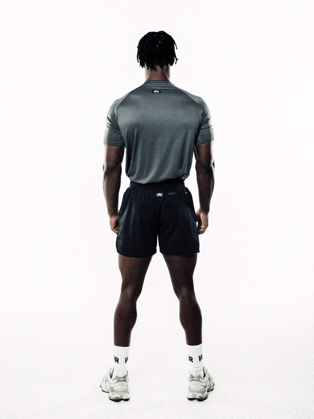 Gray ESSNTLS Tee