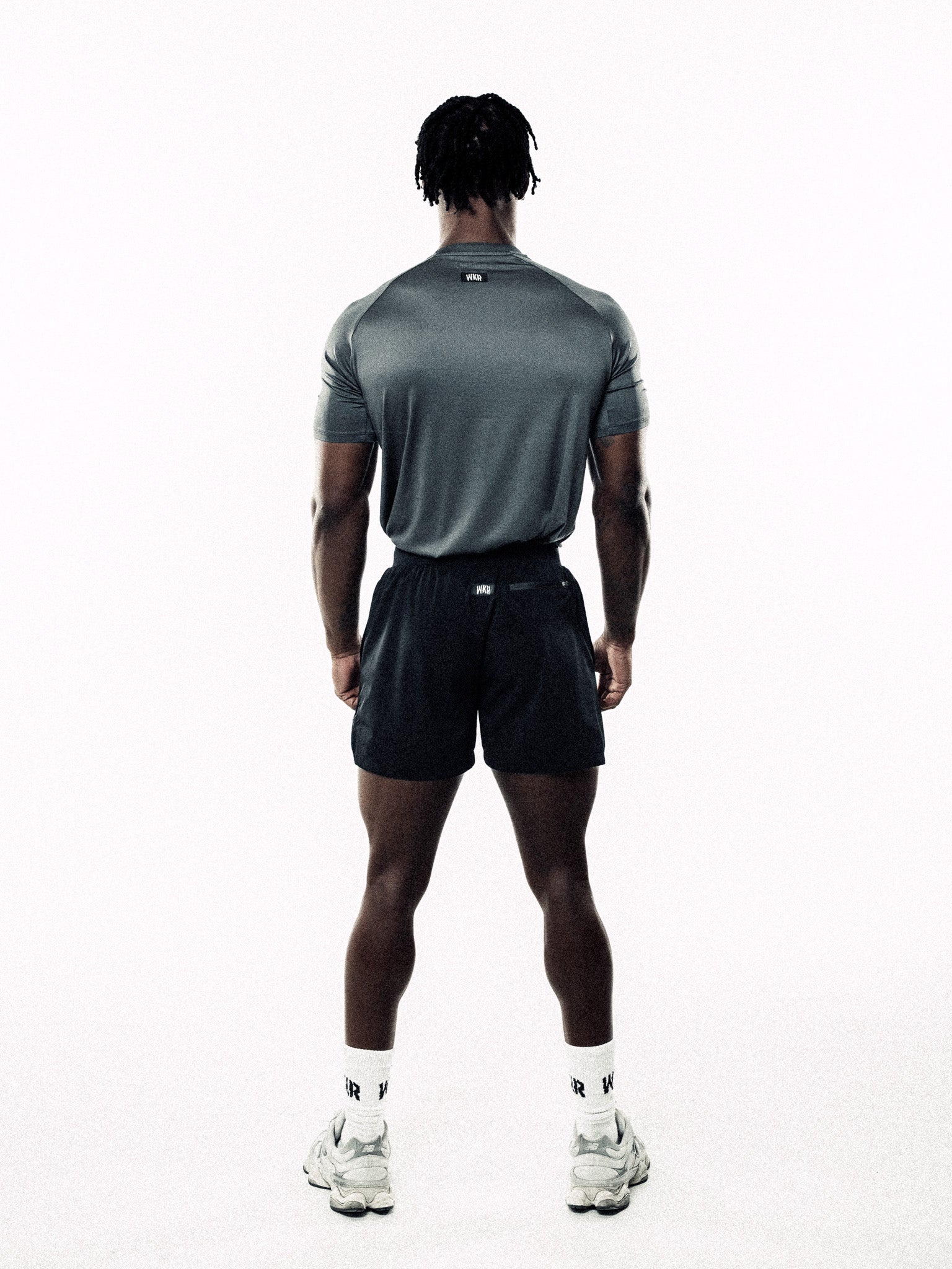 Gray ESSNTLS Tee