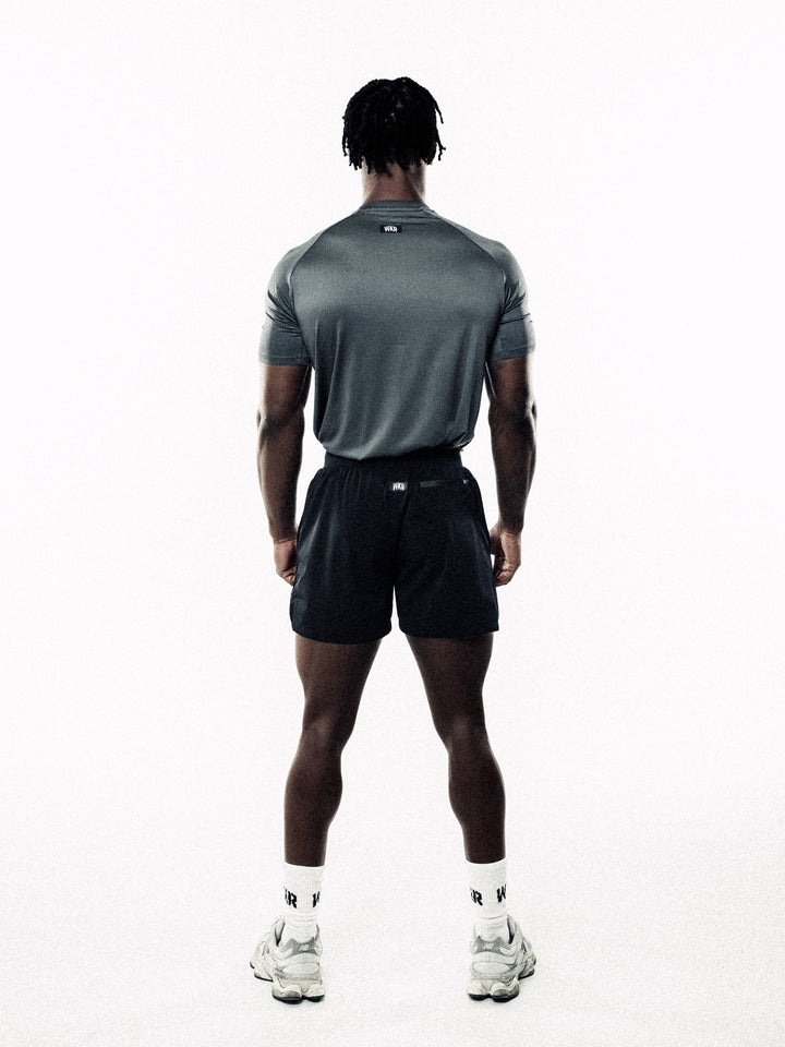 Gray ESSNTLS Tee