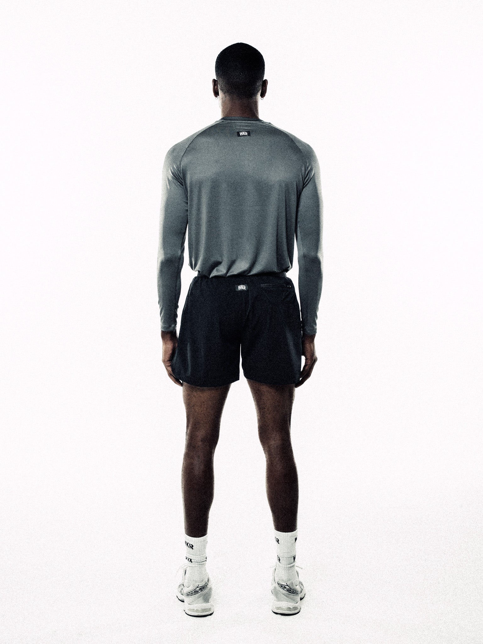 Gray ESSNTLS Longsleeve Tee
