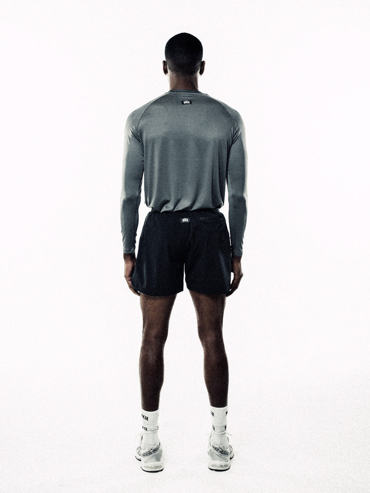 Gray ESSNTLS Longsleeve Tee