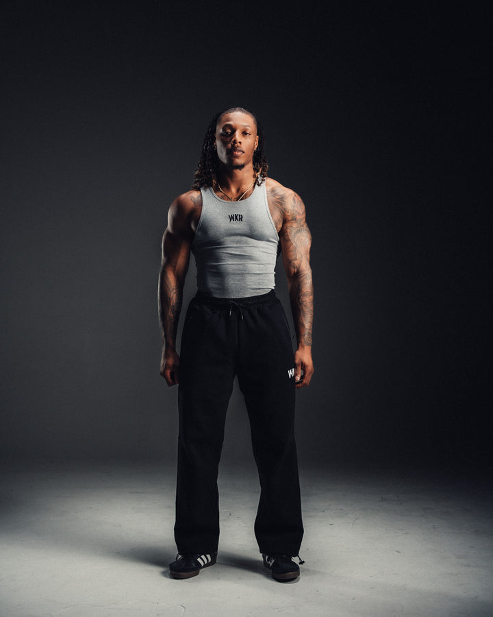 WKR Heather Gray Armored Tank 3-Pack (Size Up)