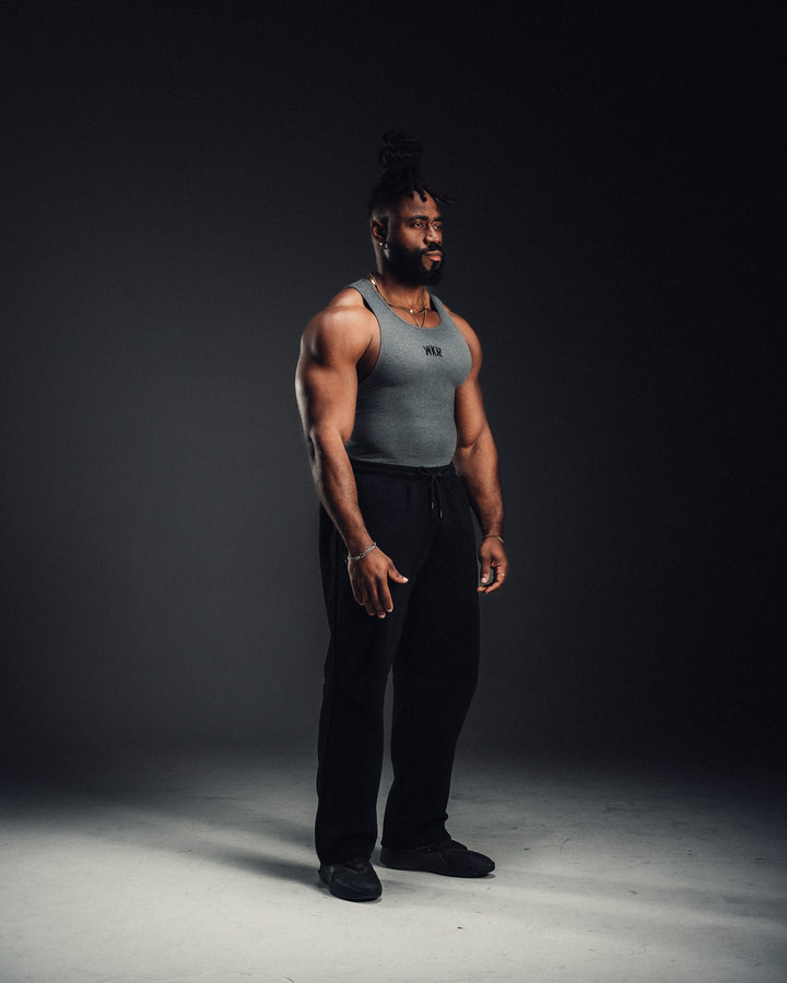 WKR Heather Gray Armored Tank 3-Pack (Size Up)